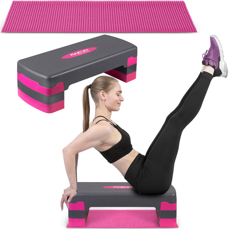 Banco Step Sportfitness 3 Niveles Steep Aerobicos Yoga Gym