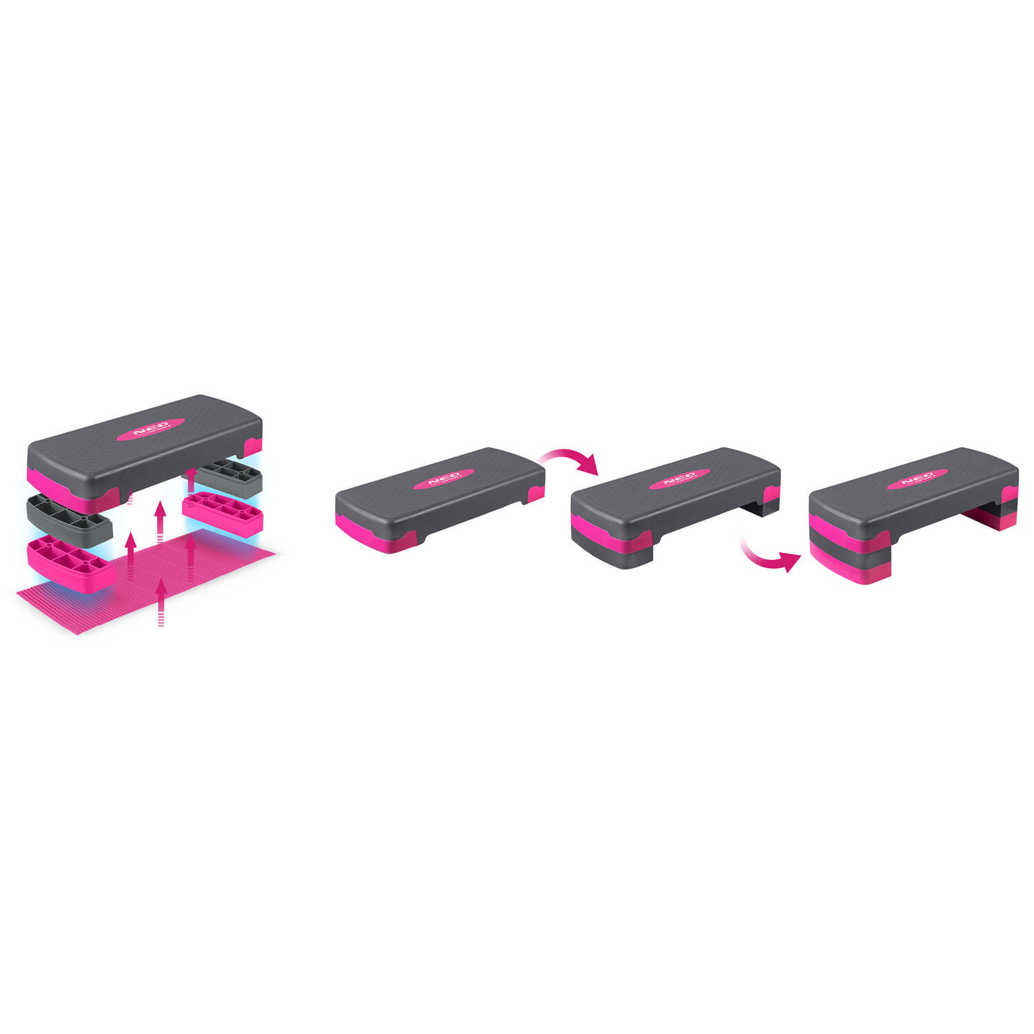 Step do aerobiku Neo-Sport NS-400 4/7