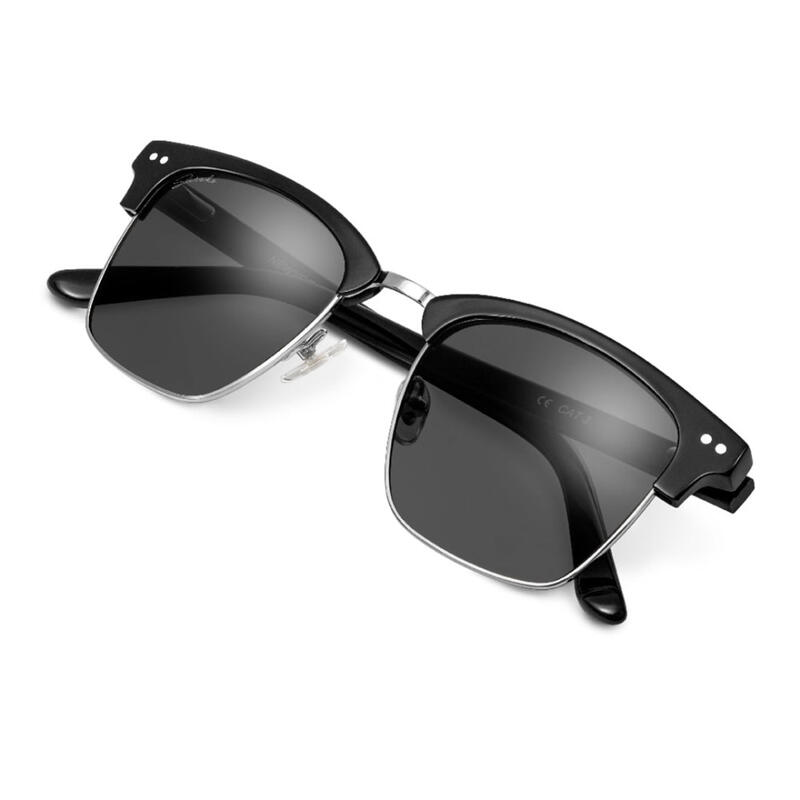 Lunettes de soleil fashion acier inox Surf Homme et Femme Bronx Noir