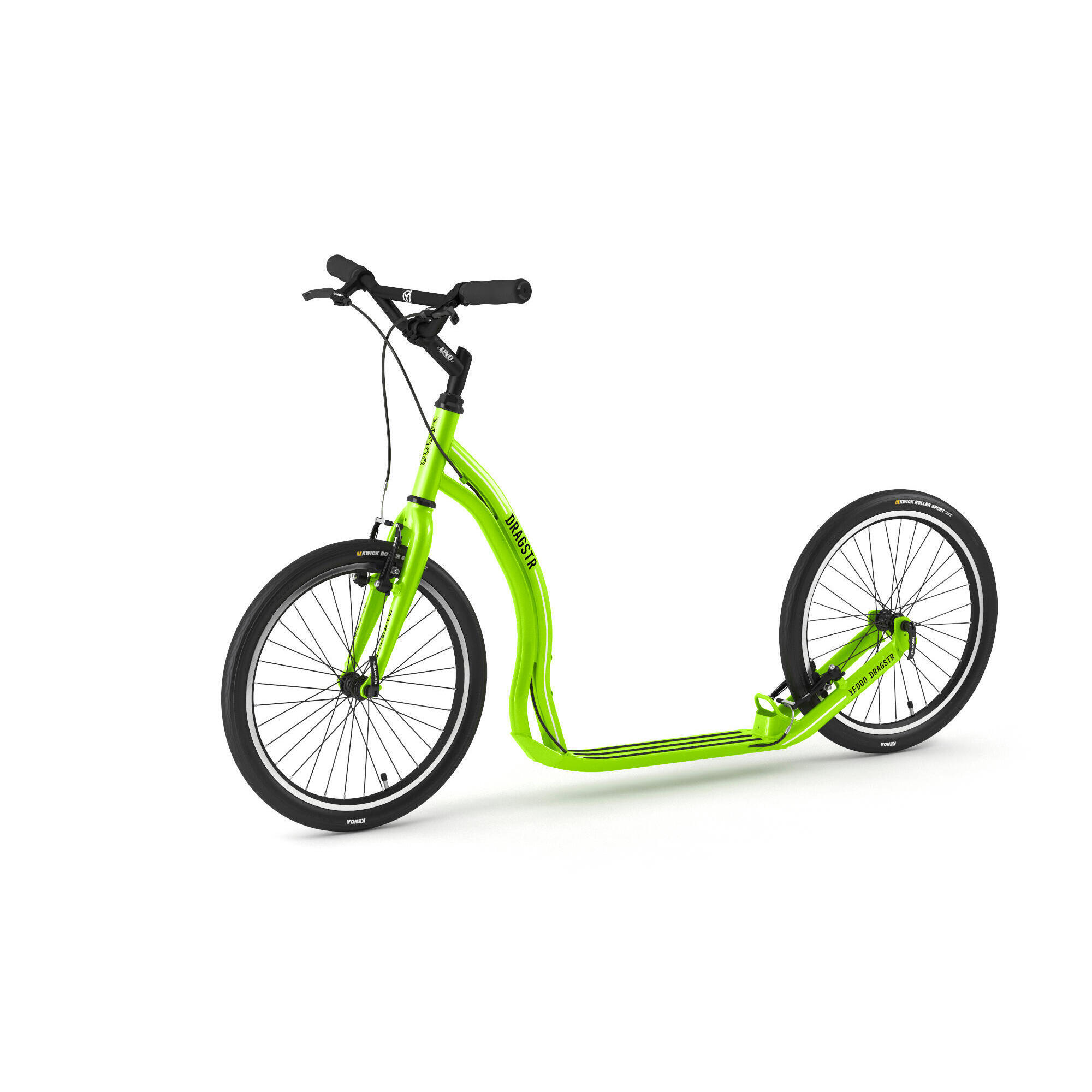 Yedoo - Trottinette Sportive De Route Pour Adultes "dragstr" Yedoo - Trottinette - Vert - Taille Unique - Decathlon