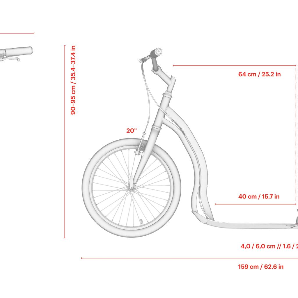Dragstr" sport scooter for adults Yedoo