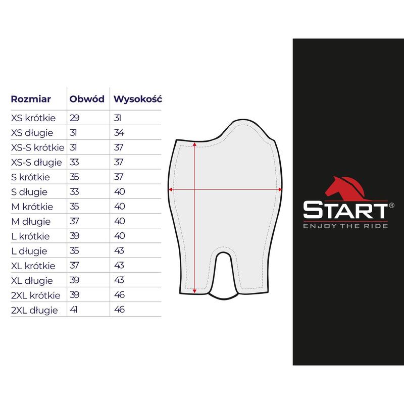 Czapsy jeździeckie Start Elite skórzane, miękkie