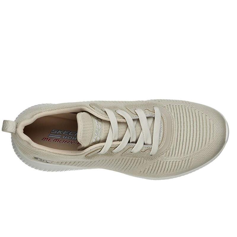 Scarpe da Donna per Camminare Skechers BOBS SQUAD 32504  Beige