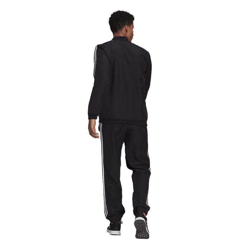 Chándal Aeroready Essentials Regular-Fit 3-Stripes Talla 3 (S) Negro - GK9950