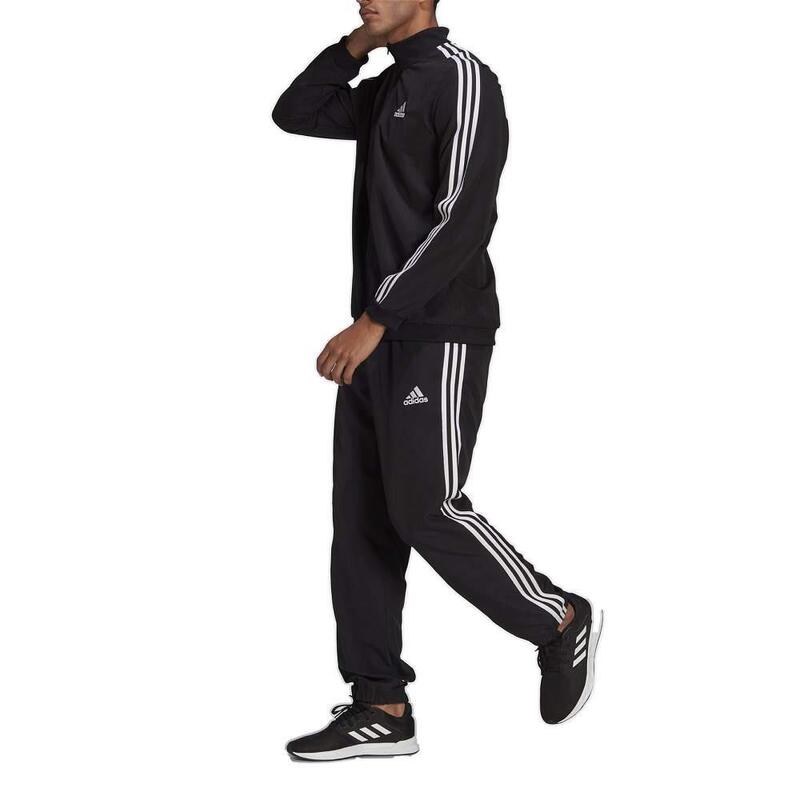 Trainingspak Aeroready Essentials Regular-Fit 3-Stripes Zwart - GK9950