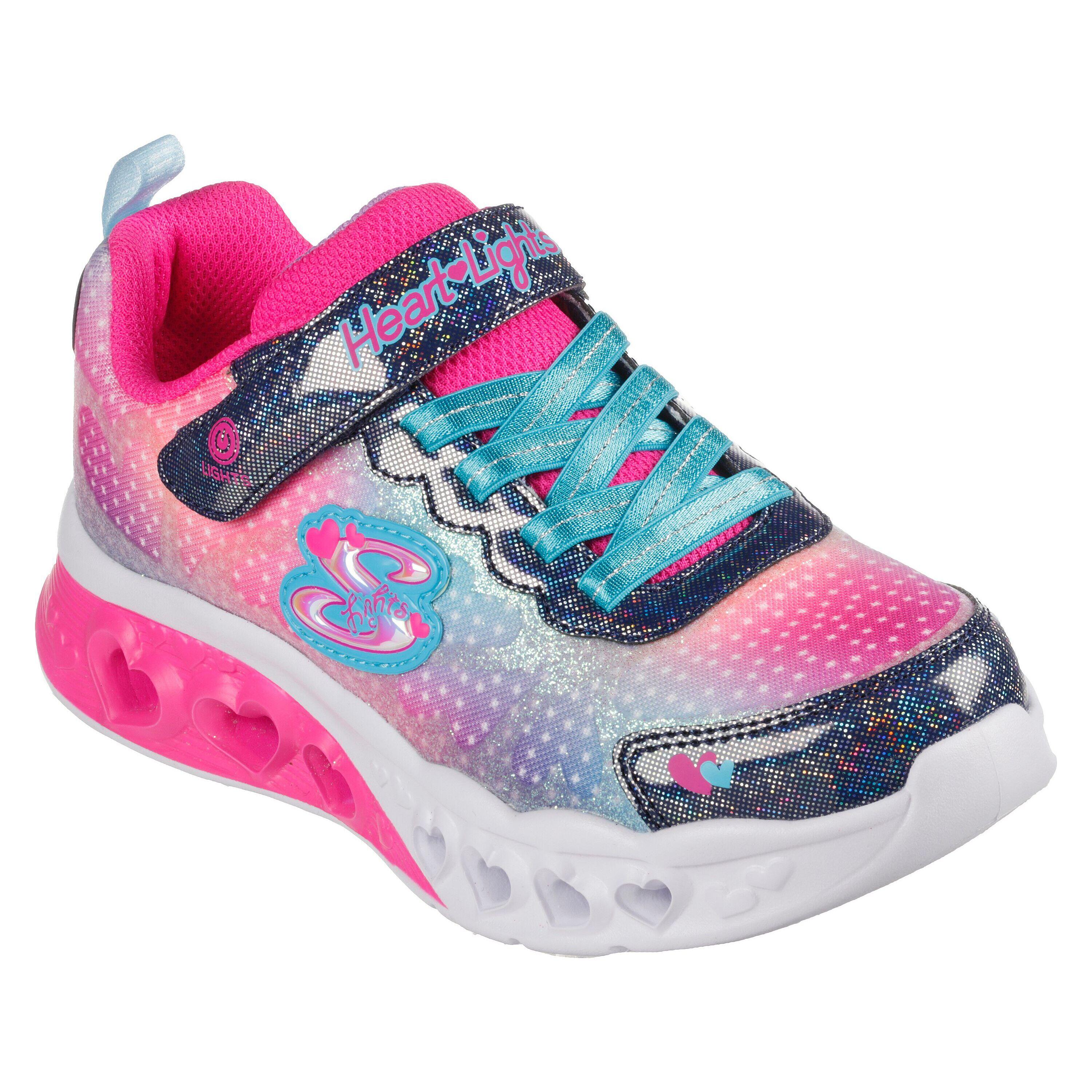 Baskets bébé fille Skechers Flutter Heart Lights Simply Love 2/5