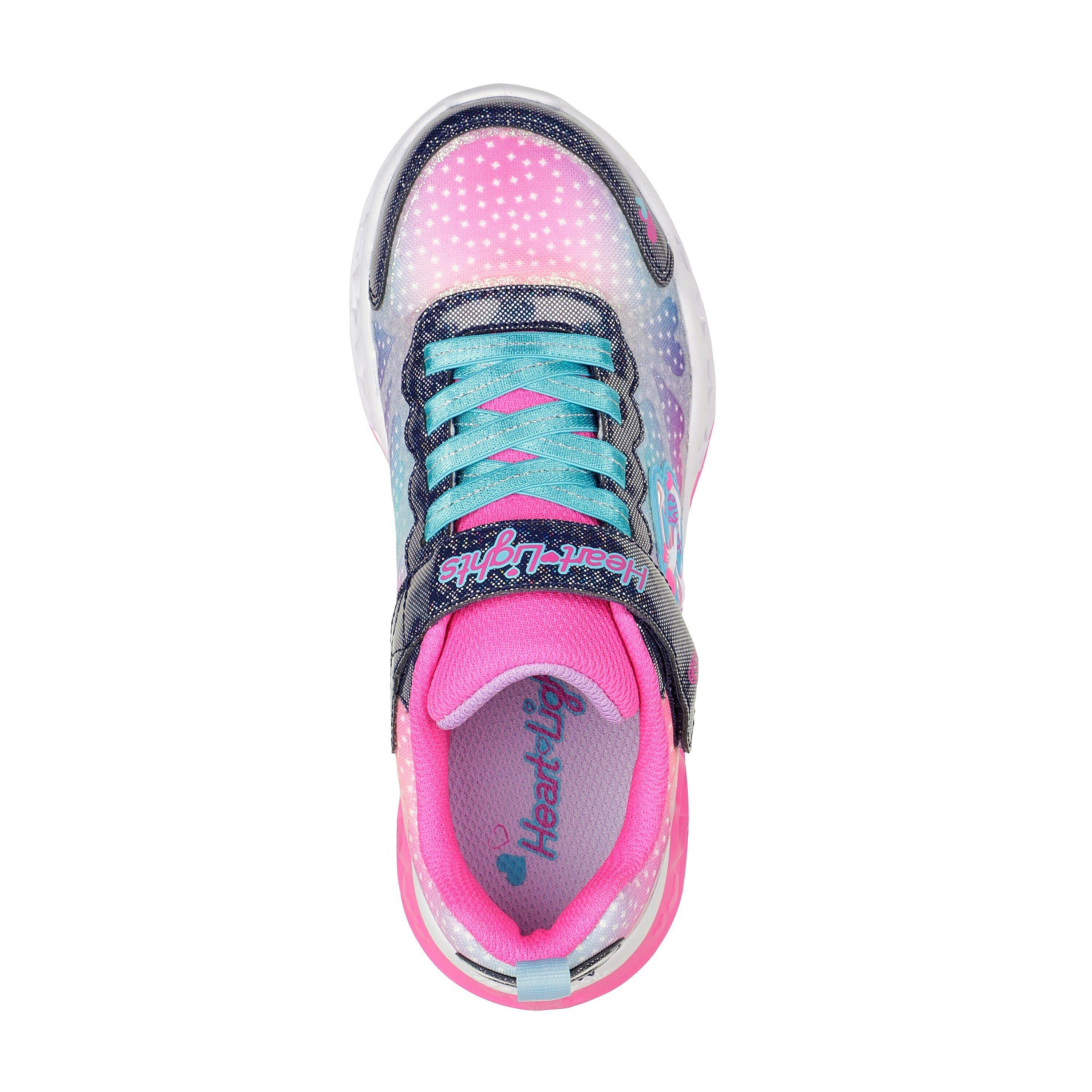 Baskets bébé fille Skechers Flutter Heart Lights Simply Love 3/5