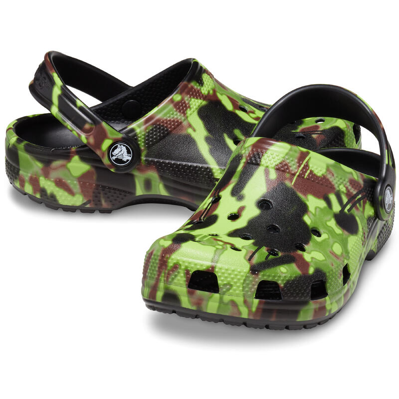 Chaussons pour garçons Classic Spray Camo Kids Clog