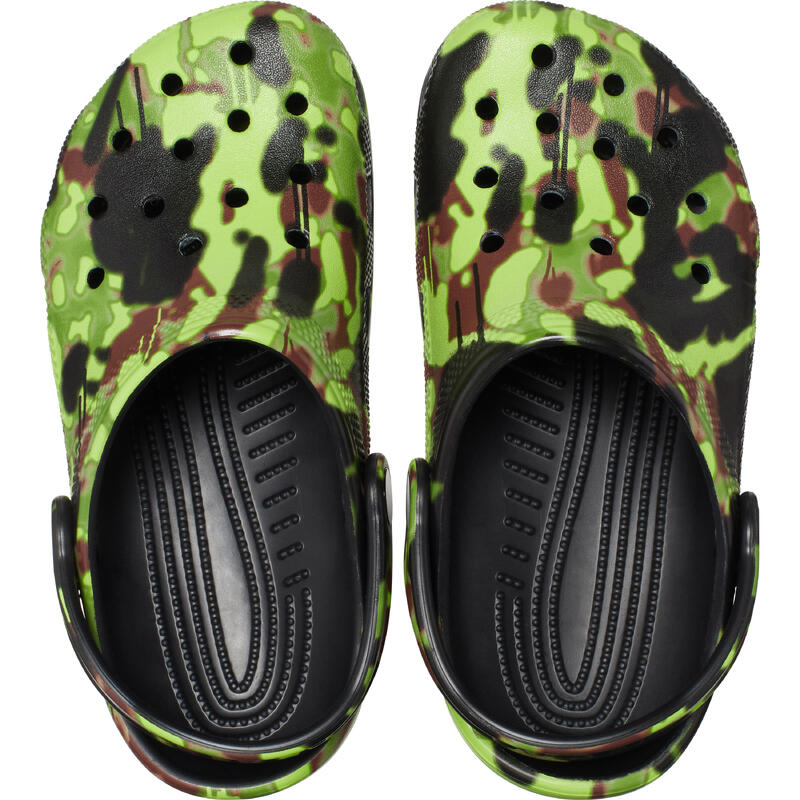 Papuci de tip crocs universali 208305001 pentru întregul an verzi copii