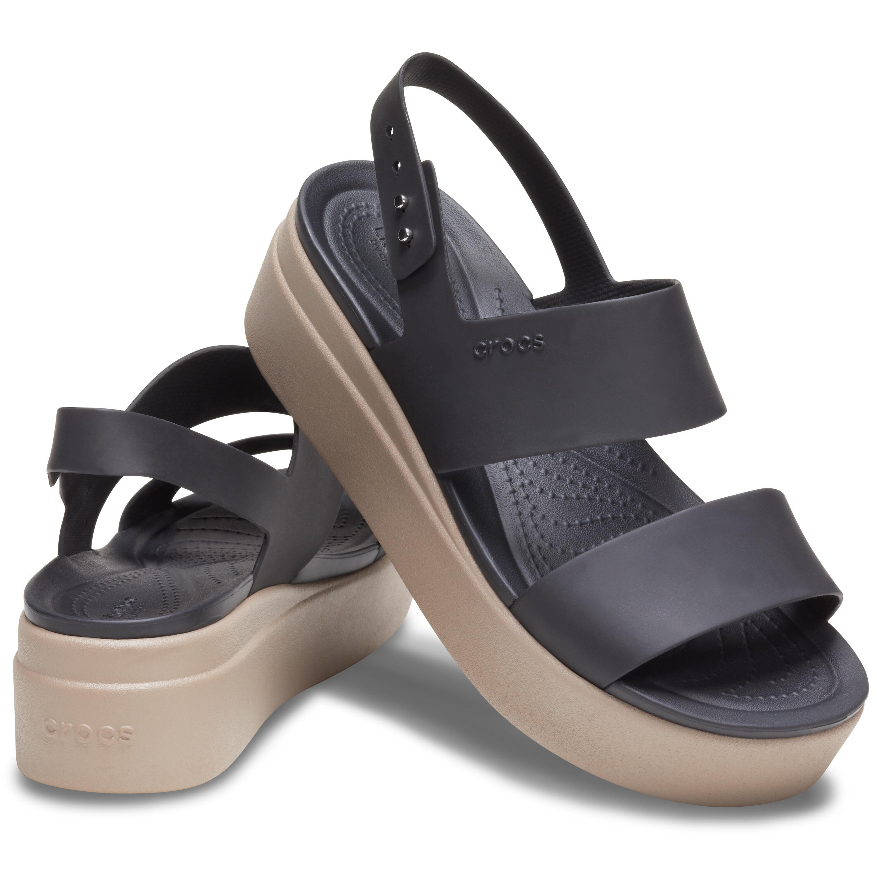 Sandales femme Crocs brooklyn low wedge 2/5
