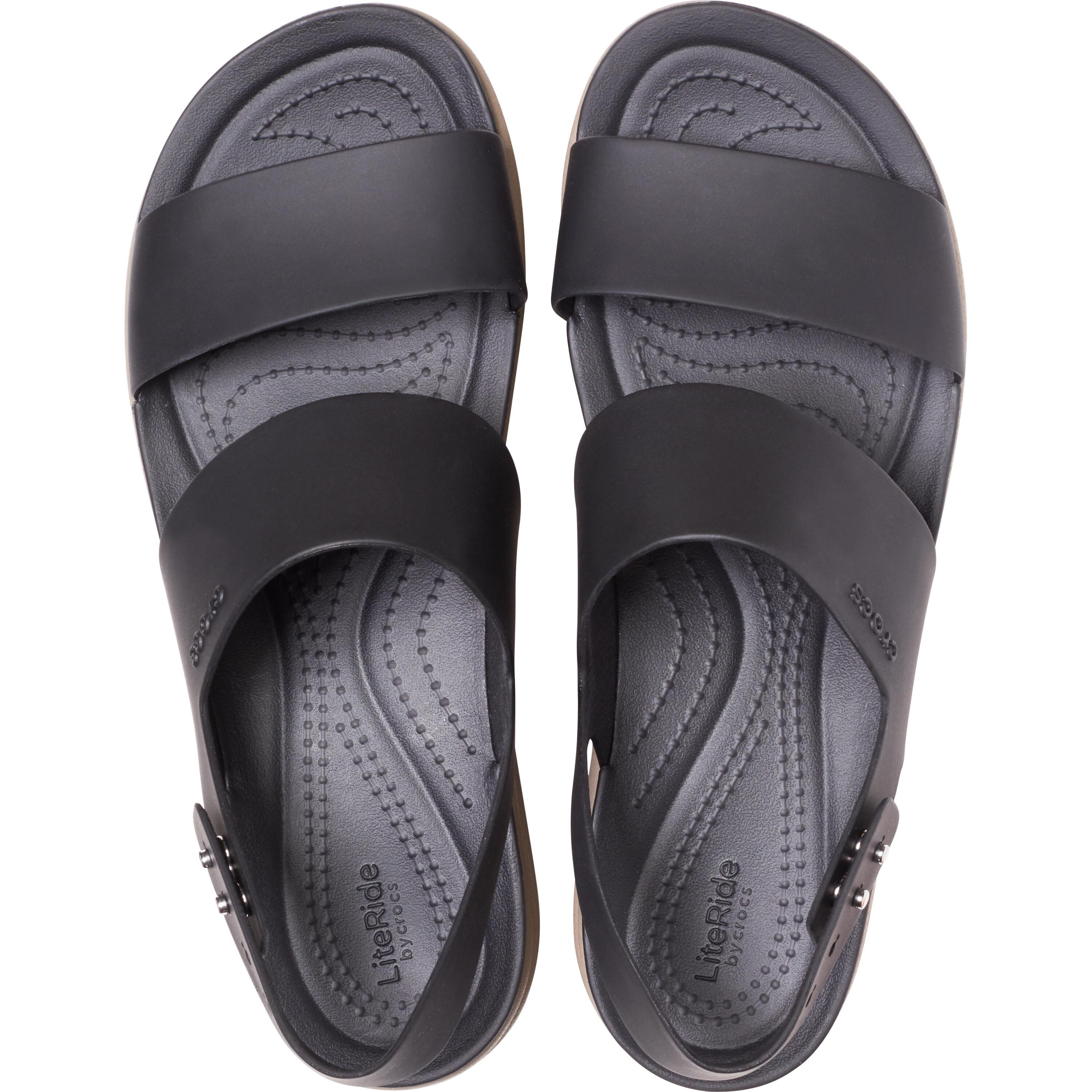 Sandales femme Crocs brooklyn low wedge 3/5