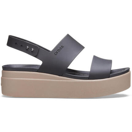 Damen-Sandalen Crocs brooklyn low wedge
