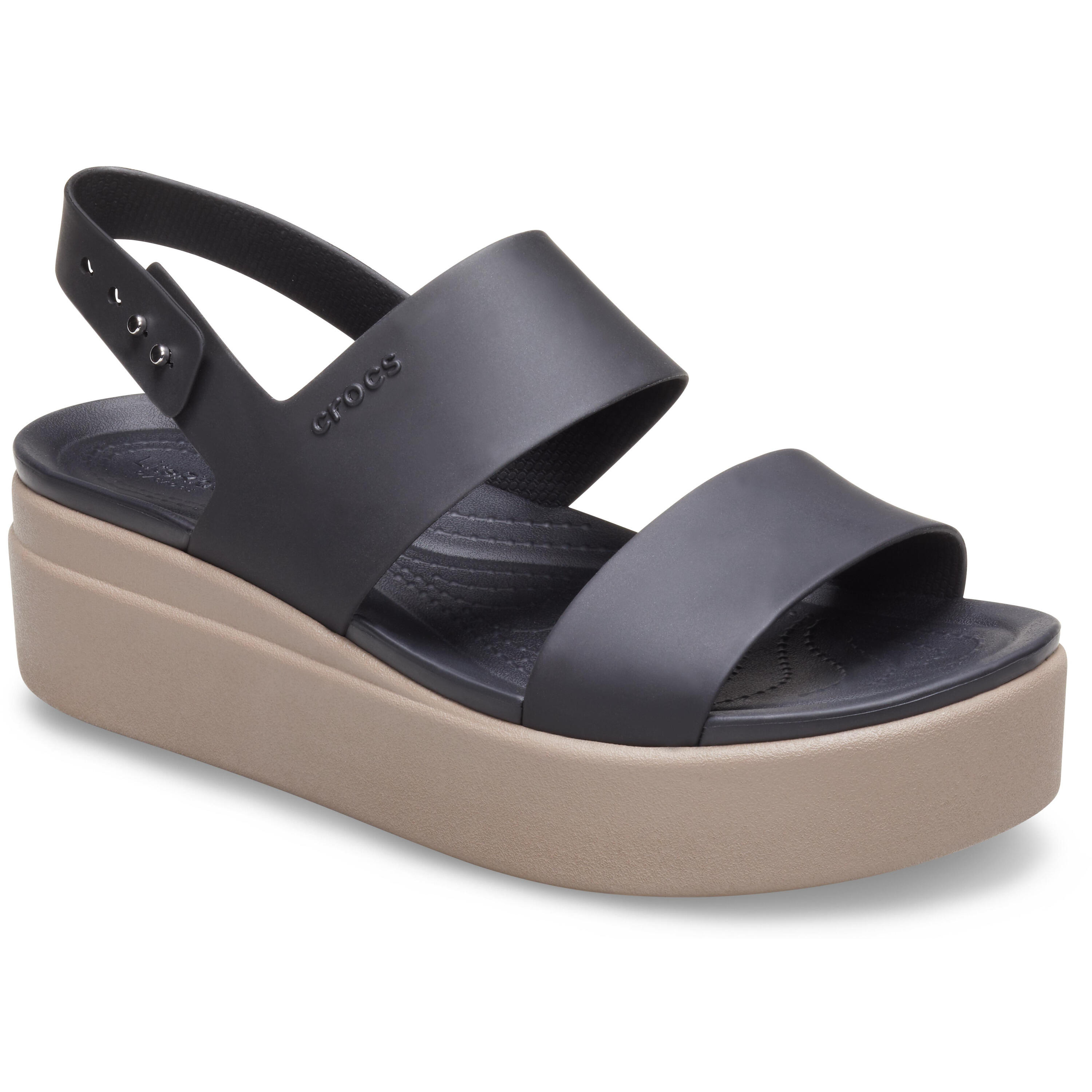 Sandales femme Crocs brooklyn low wedge 5/5