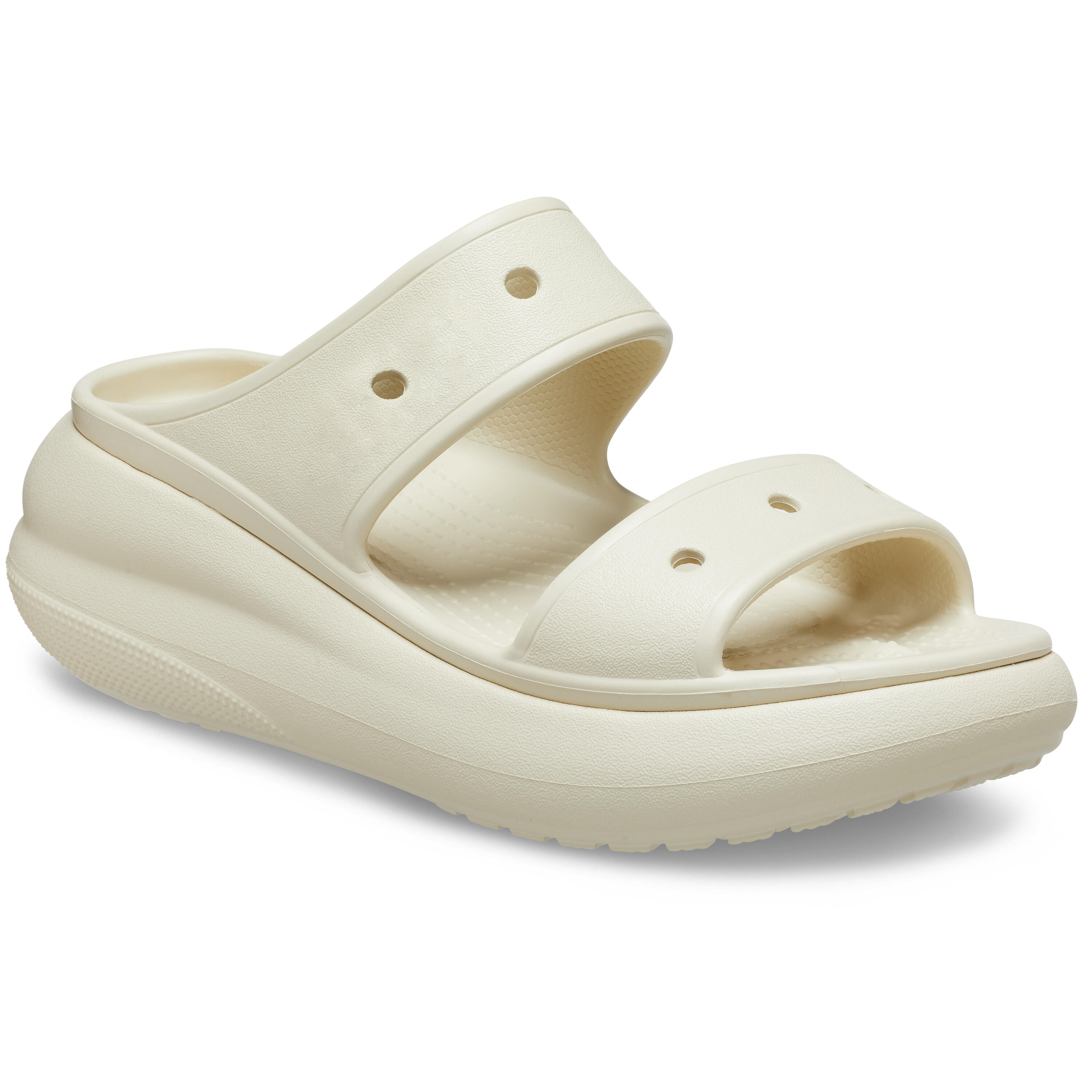 Mules Crocs CLASSIC CRUSH SANDAL Beige 5/5