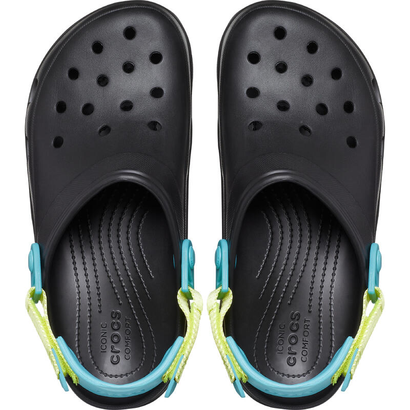 Papuci de tip crocs universali 2063400c4 pentru întregul an negri bărbătești
