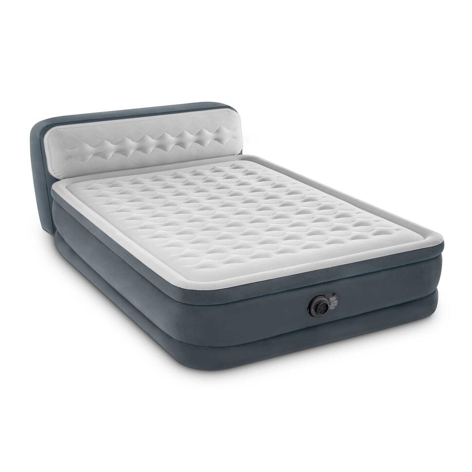 Materac dmuchany dwuosobowy z pompką 236x152x86 cm Intex 64448ND