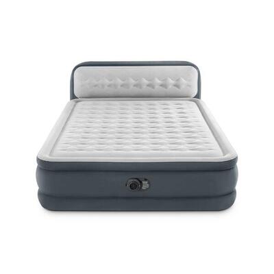Intex ultra plush luchtbed met hoofdboord voor ultiem comfort