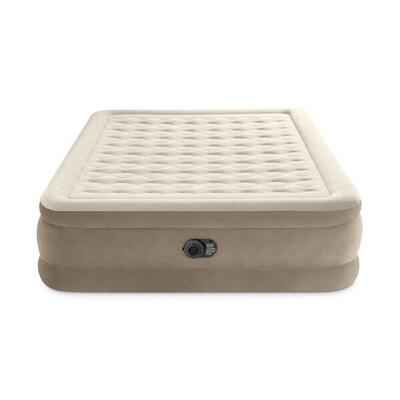 Intex 64428ND - Materasso Ultra Plush Matrimoniale Autogonfiante. 152x203x46 cm