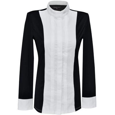 Damespolo met lange mouwen flags&cup diamantina