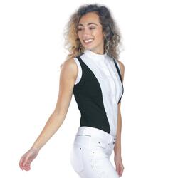 Polo équitation sans manches femme Flags&Cup Diamantina