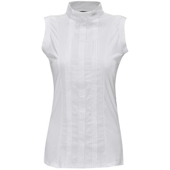 Polo da equitazione senza maniche da donna Flags&Cup Diamantina