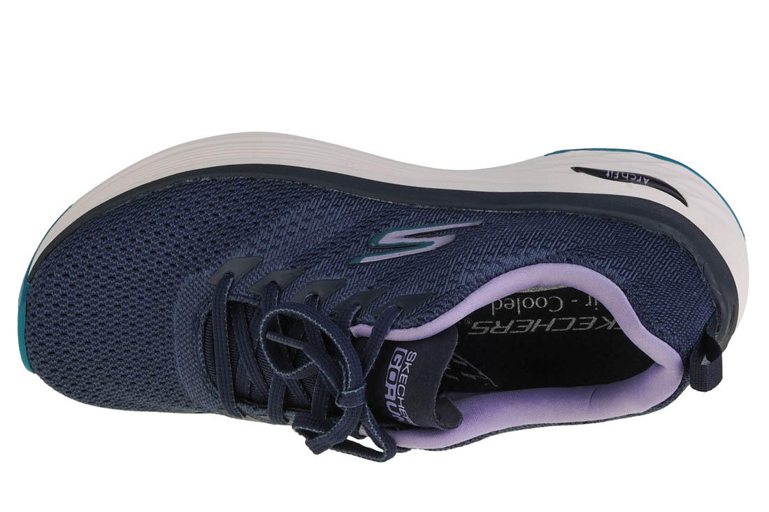 Skechers MAX CUSHIONING ARCH FIT Sneakers Laufschuhe Fitness Damen blau 128308 3/6