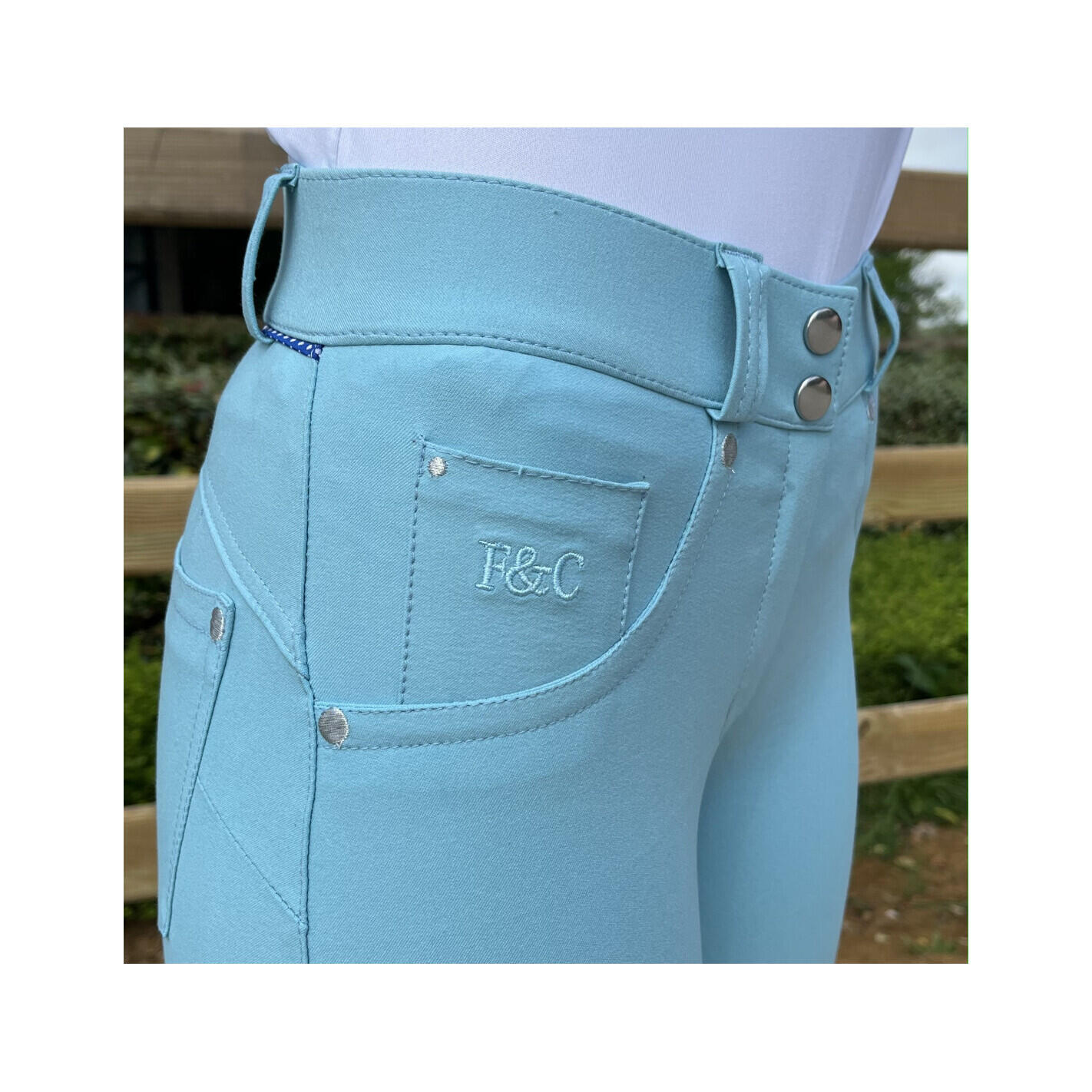 Pantalón equitación para mujer Flags&Cup Maria 3/5