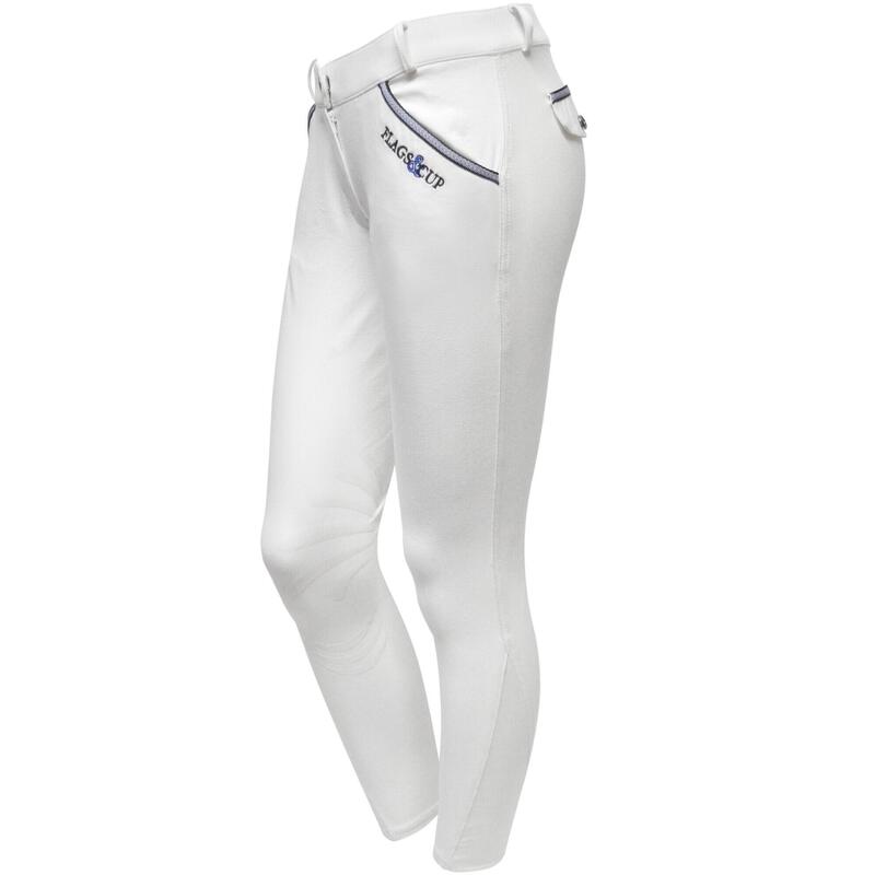 Pantalon équitation de concours mid grip femme Flags&Cup Copaya