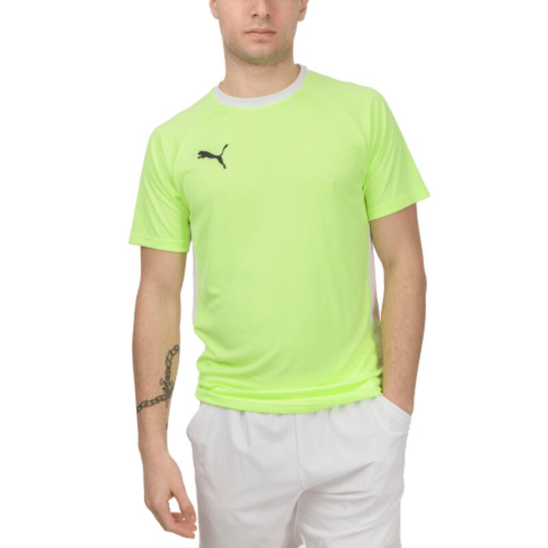 T-shirt homem Padel PUMA TEAMLIGA. Fast Yellow