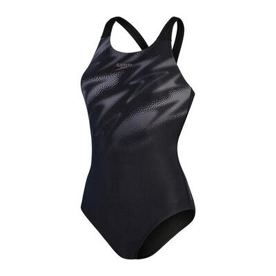 Dames zwempak uit 1 stuk speedo eco+ hyperboom placem muscleb