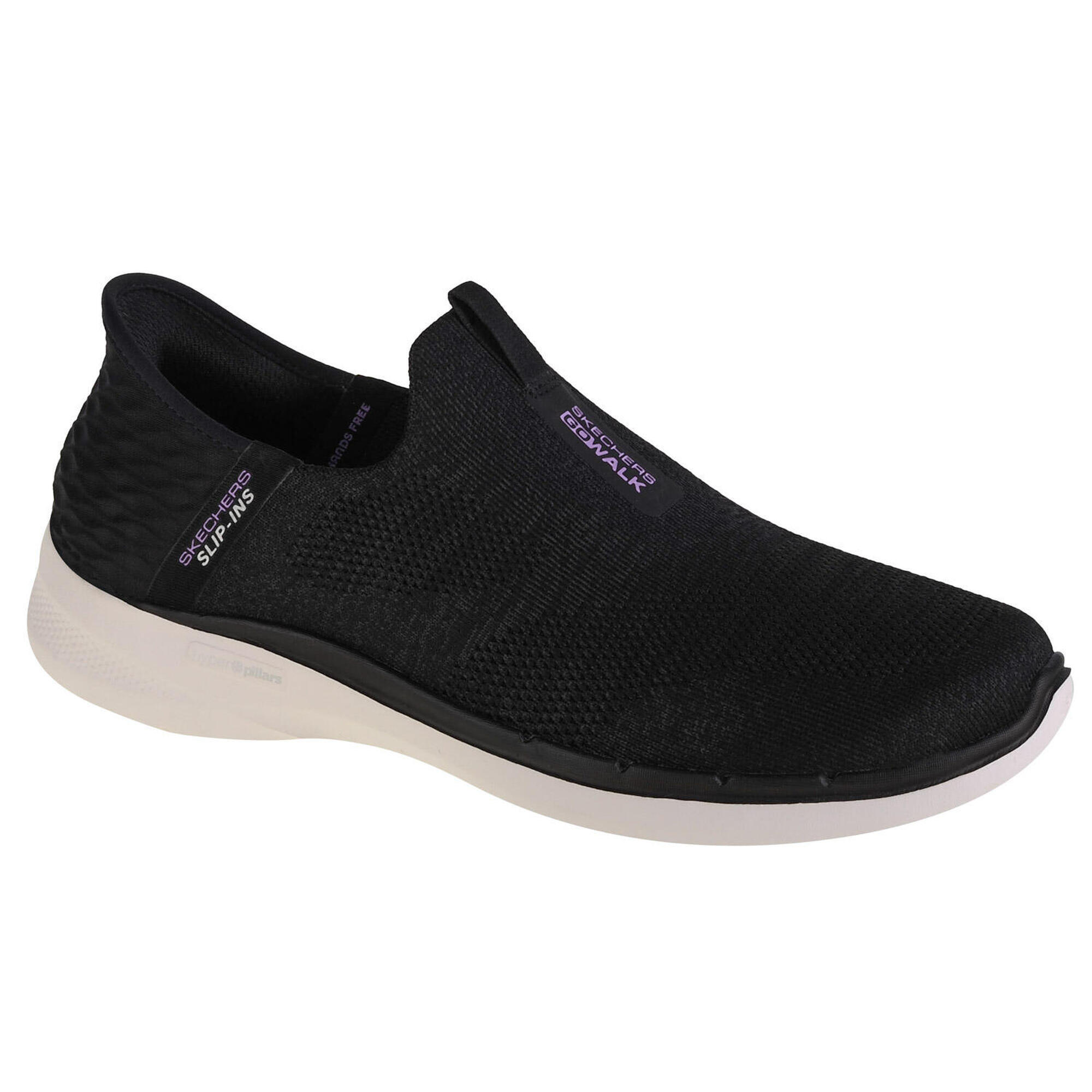 Skechers - Sneakers Pour Femmes Slip-ins: Go Walk 6 - Fabulous View - Chaussures De Sport - Noir - 39,5 - Decathlon