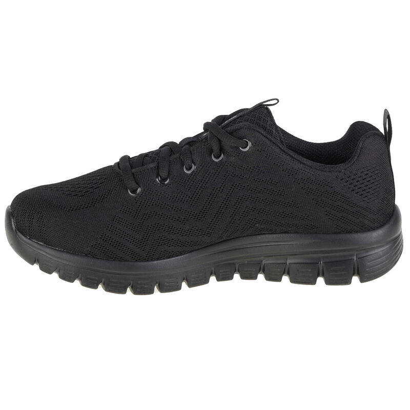 Zapatillas Skechers Get Connected, Negro, Mujer