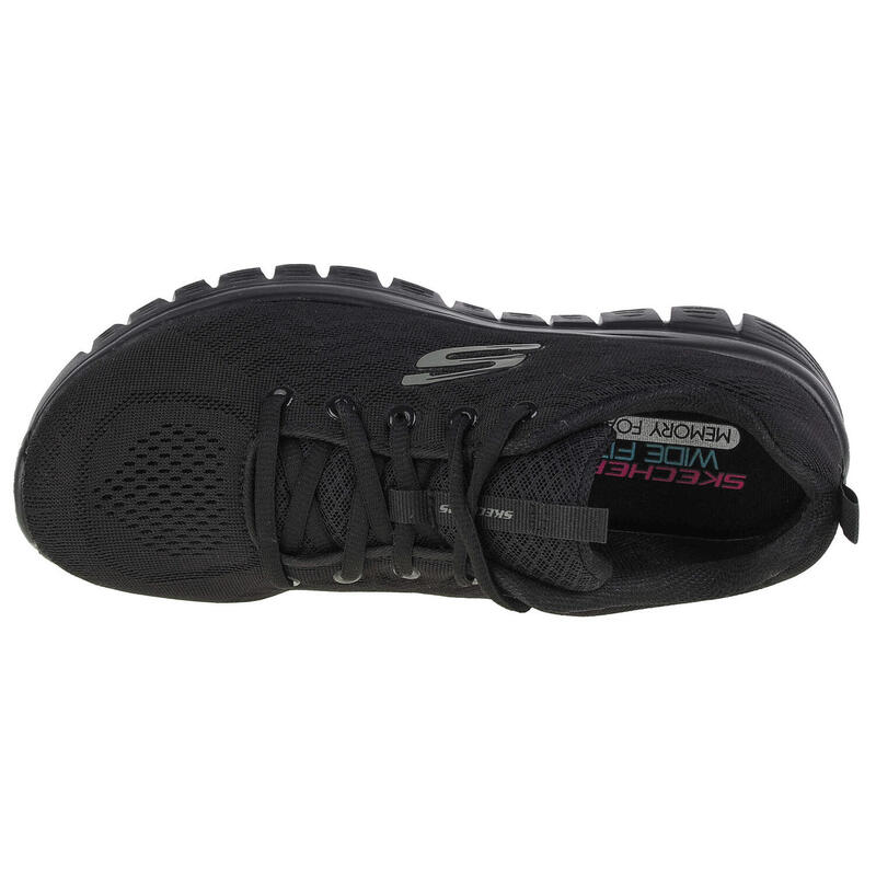 Zapatillas Skechers Get Connected, Negro, Mujer