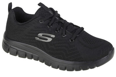 Sneakers skechers get connected, zwart, dames
