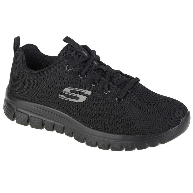 Zapatillas Skechers Get Connected, Negro, Mujer