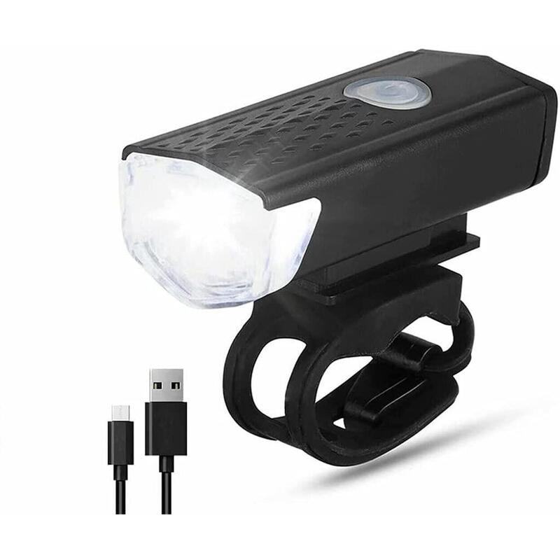 Eclairage de vélo USB Rechargeable - Eclairage avant LED