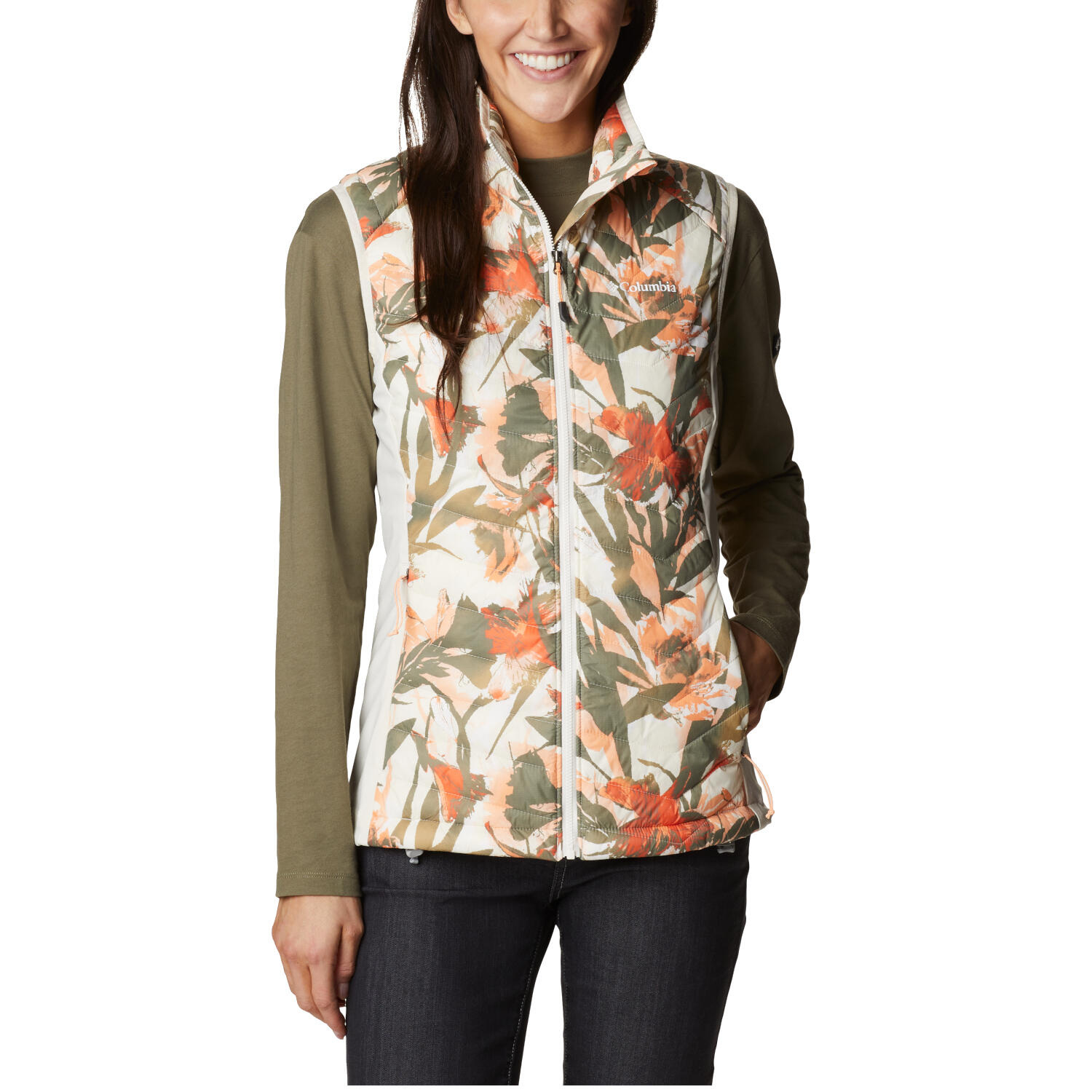Kamizelka turystyczna damska Columbia Powder Pass Vest