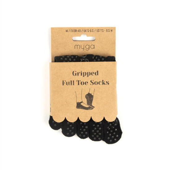 Antypoślizgowe skarpetki z palcami do jogi myga Yoga Toe Socks