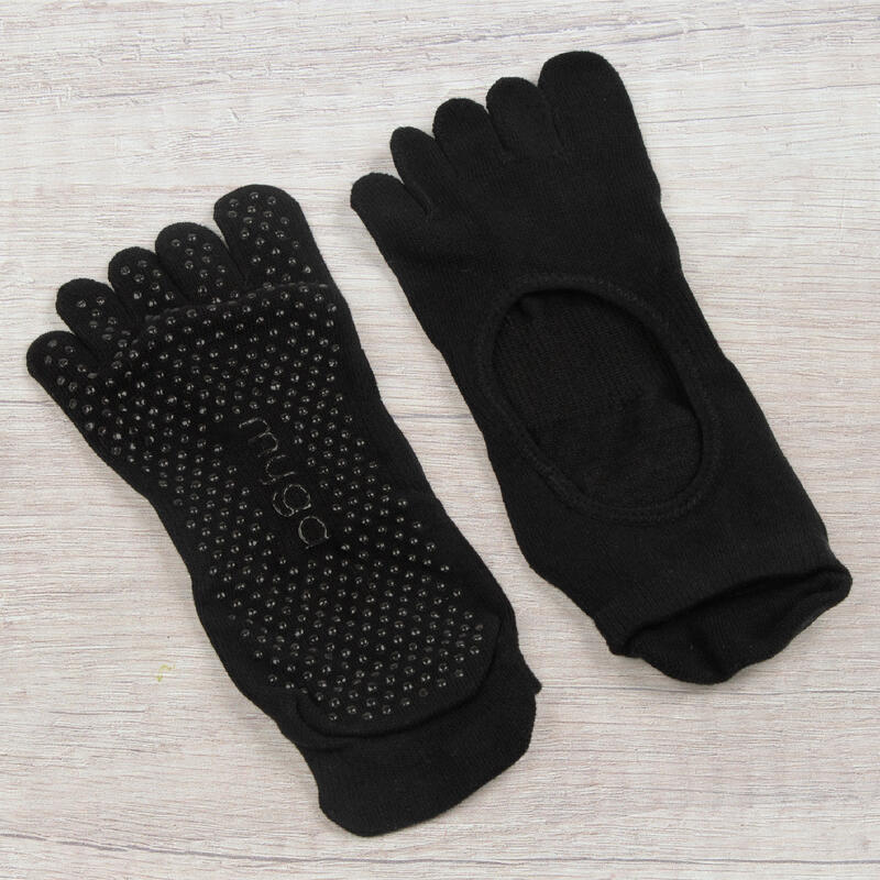 Protiskluzové ponožky s prsty na jógu myga Yoga Toe Socks