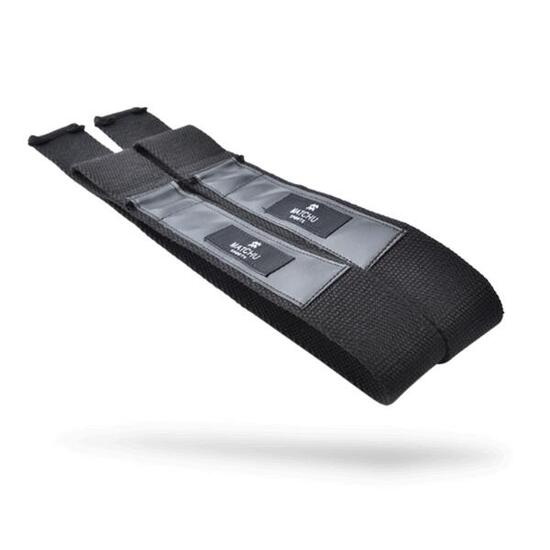 Zughilfen Fitness - Lifting Straps - Krafttraining - Schwarz