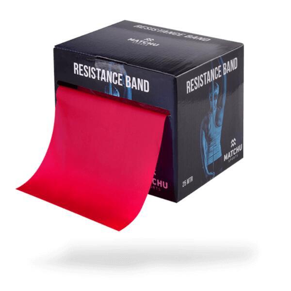Widerstandsband - 25 Meter - rot