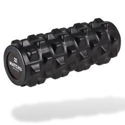 Rouleau de Massage Extra - Foam Roller - Rouleaux de Massage - Dur - 31cm - Noir