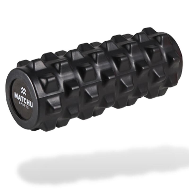 Foam Roller Extra - twardy - czarny - 31cm - Ø 10cm