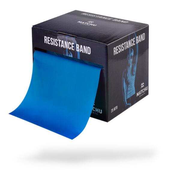 Bande di resistenza - 25M - Pesante - Blu