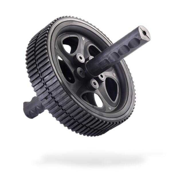MATCHU SPORTS Bauchmuskeltrainer - Bauchroller - Ab Wheel - Bauchtrainer Rolle - schwarz