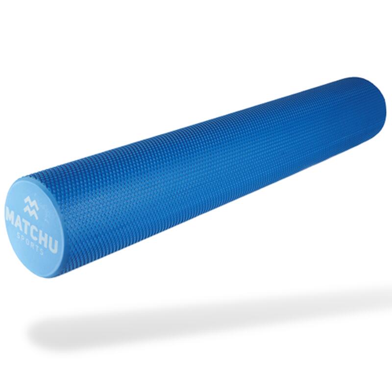Foam Roller Soft - niebieski - 90cm - Ø 15cm