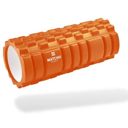 Faszienrolle 33 cm - Massagerolle - Foam Roller - 3 in 1 - Orange