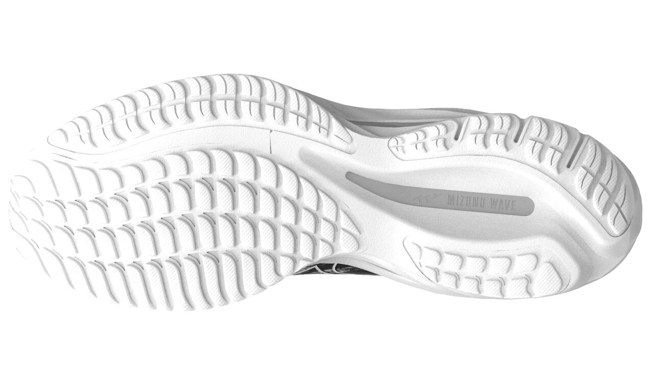 Running Shoes Men's Wave Rider 26 - White/White/Black