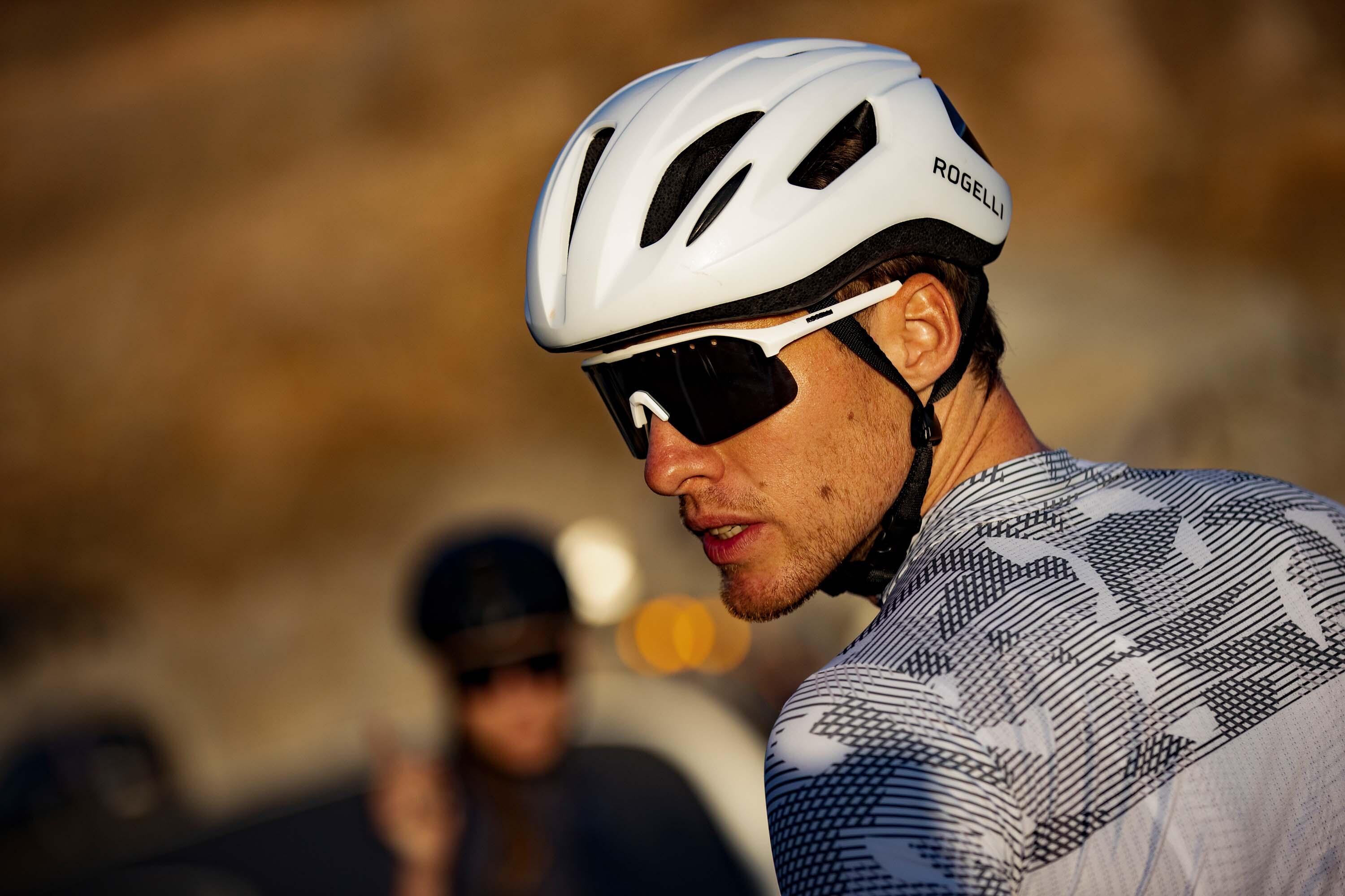Fietsbril Wielrennen Heren en Dames - Categorie 3 - Wit - Ventro 5/6