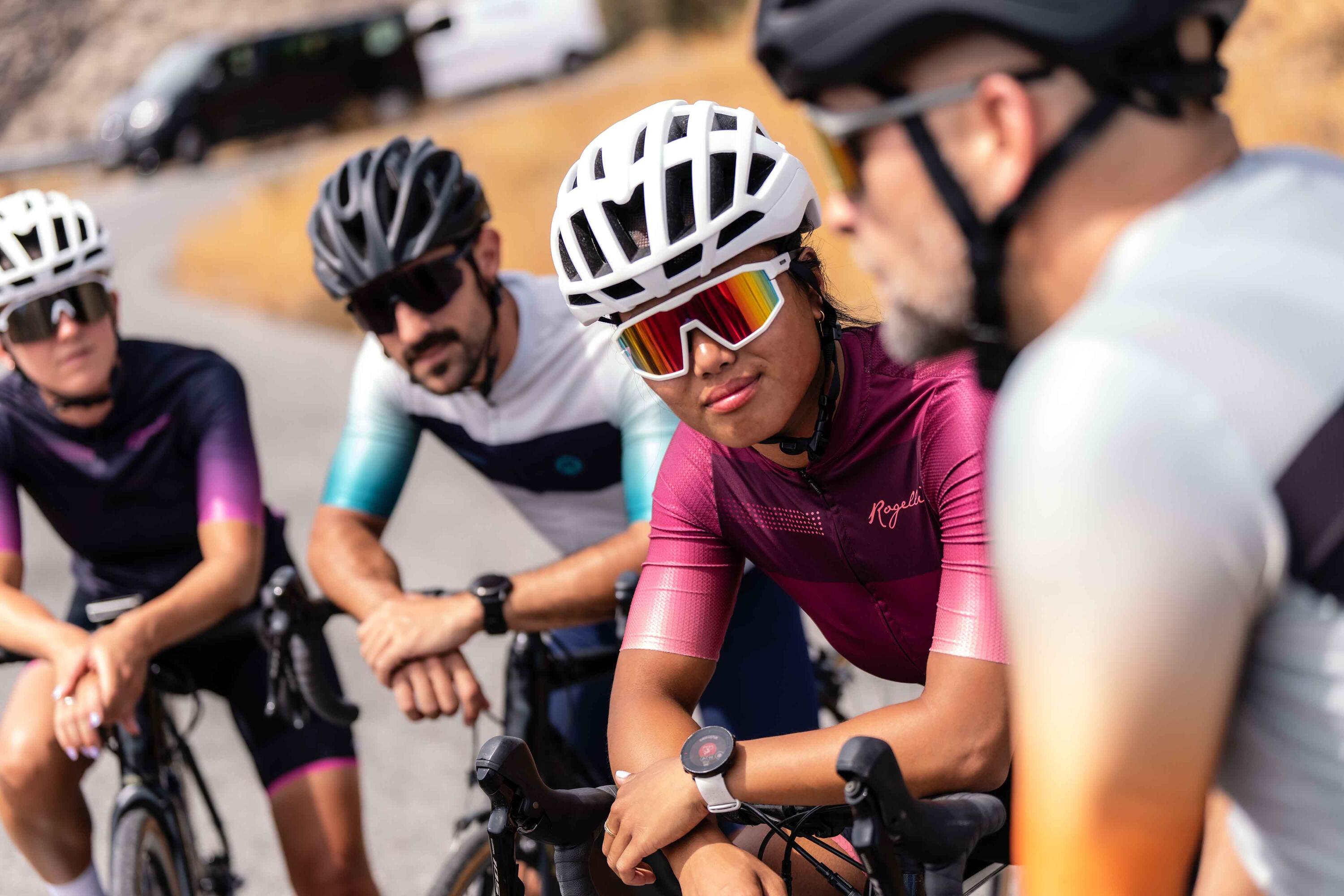 Fietsbril Wielrennen Heren en Dames - Categorie 2 - Wit - Recon 5/7